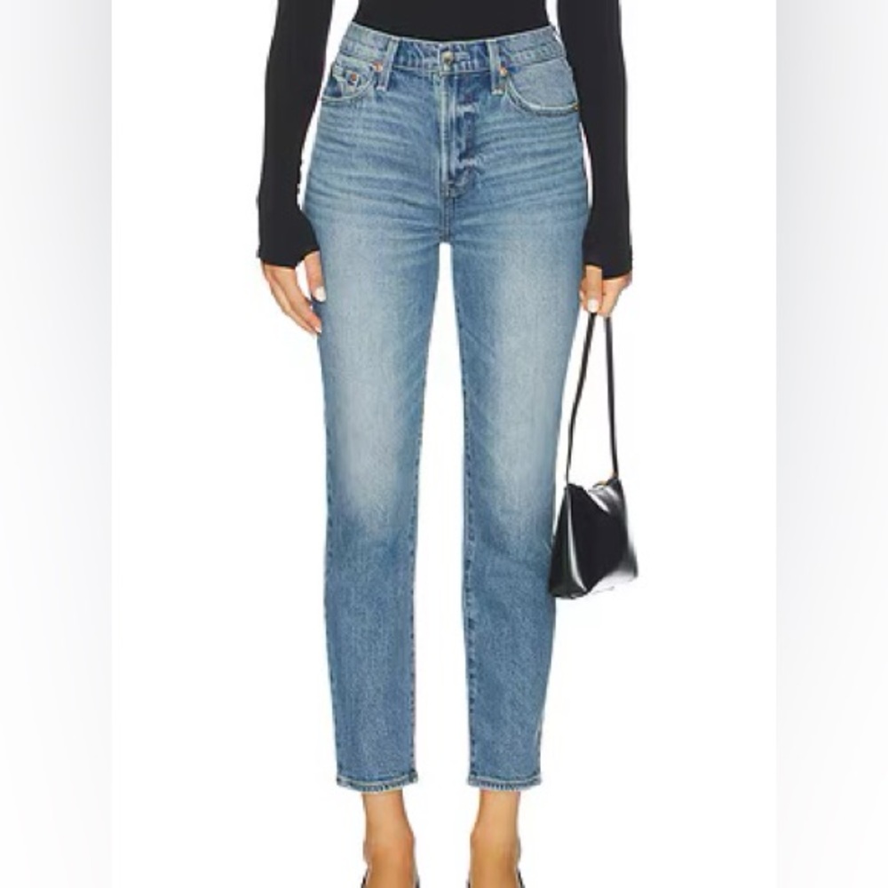 Veronica Beard Ryleigh High Rise Slim Straight Leg Jeans